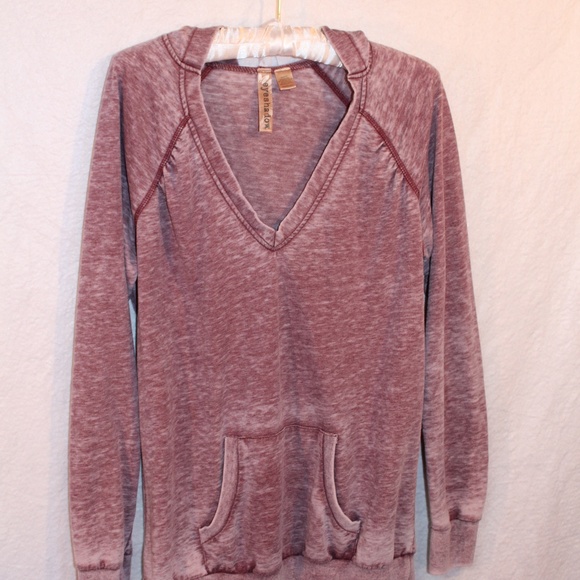 Eyeshadow Tops - Ladies Eyeshadow long sleeve shirt with hood Eyeshadow Tops - Ladies Eyeshadow long sleeve shirt with hood